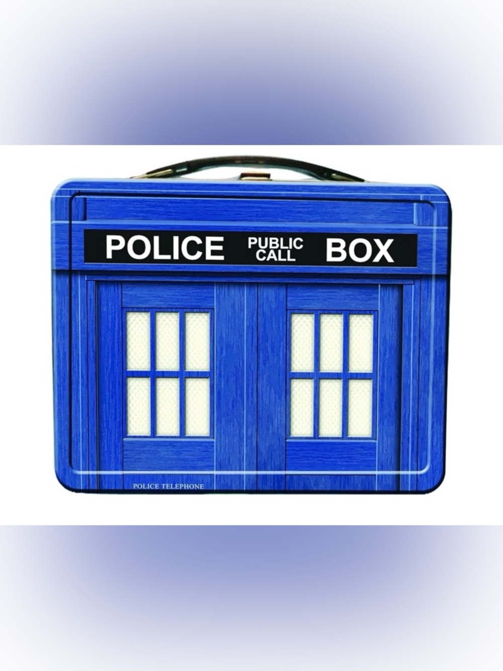 Doctor Who Limited Edition TARDIS Tin Tote Lunch Box Collectors DEADSTOCK RARE - Picture 2 of 10